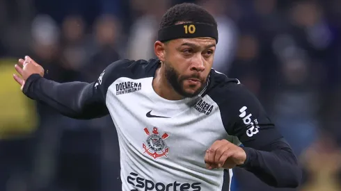 Com 50 jogos, Memphis tem 114% mais gols no Corinthians que no United e se aproxima da média do Lyon. Foto: Marcello Zambrana/AGIF