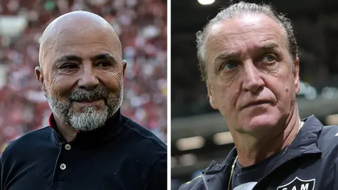 Jorge Sampaoli e Cuca (Thiago Ribeiro/AGIF e Gilson Lobo/AGIF)