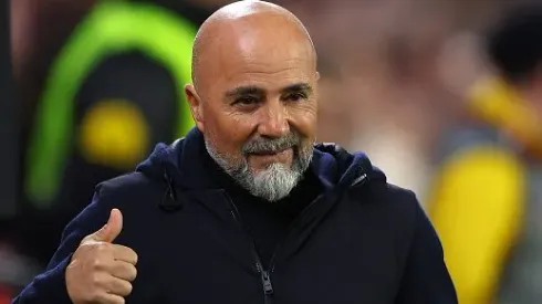 Sampaoli durante partida entre Sevilla e PSV Eindhoven, pela UEFA Europa League, em 2023. Foto: Fran Santiago