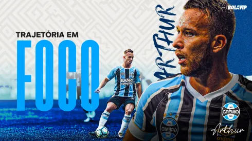 Arthur vive desafio por recomeço e títulos no Grêmio – Fotos: Jeferson Guareze/AGIF e Pedro Vale/AGIF