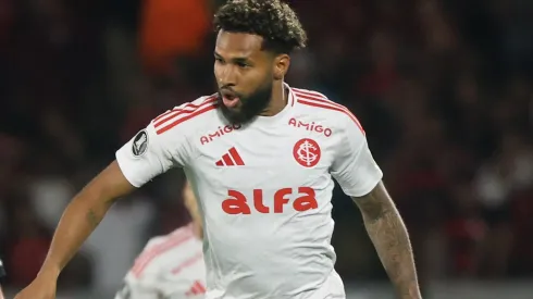 Wesley, em jogo contra o Flamengo (Ricardo Duarte / Internacional)