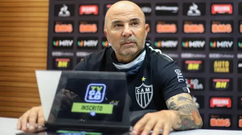 Jorge Sampaoli, em sua primeira passagem pelo Galo (Pedro Souza/Atlético-MG)