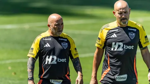 Primeiro treino contou com novidade no time (Foto: Paulo Henrique França / Atlético)