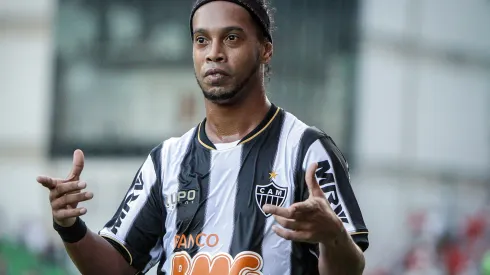 Ronaldinho Gaucho. Atletico-MG x Cruzeiro pela final do Campeonato Mineiro 2013 no Estádio Independencia 12 de Maio de 2013, Belo Horizonte, Minas Gerais, Brasil. Foto: Bruno Cantini/AGIF