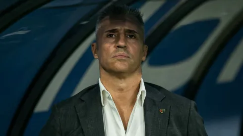 Crespo é o técnico do São Paulo. Foto: Fernando Moreno/AGIF