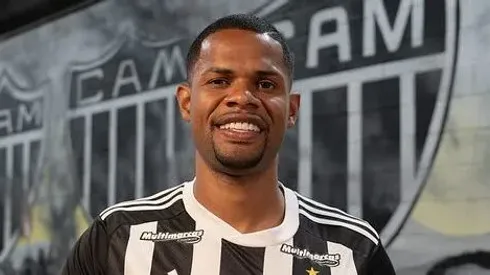 Junior Santos no Atlético. Foto: Pedro Souza/Atlético