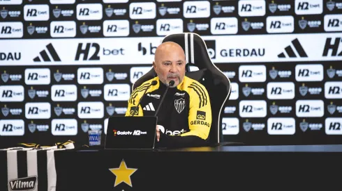 Sampaoli, novo técnico do Atlético-MG. Foto: Pedro Souza/Atlético-MG.