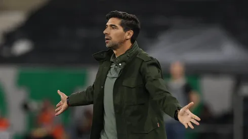 Abel Ferreira, durante Botafogo x Palmeiras pelo Brasileirão Betano 2025 (Cesar Greco/Palmeiras)