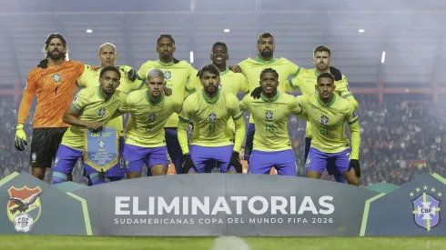A seleção brasileira que enfrentou a Bolívia pelas Eliminatórias em El Alto (@rafaelribeirorio I CBF)