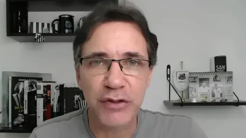 Vagner Frederico, setorista do Santos.
Imagem: Reprodução/Canal YouTube