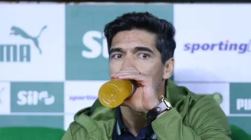 Abel Ferreira durante partida no Allianz Parque.
