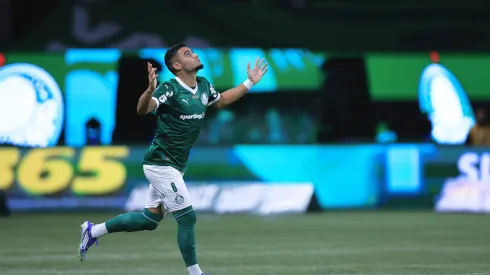 SP – SAO PAULO – 13/09/2025 – BRASILEIRO A 2025, PALMEIRAS X INTERNACIONAL – Andreas Pereira jogador do Palmeiras durante partida contra o Internacional no estadio Arena Allianz Parque pelo campeonato Brasileiro A 2025. Foto: Ettore Chiereguini/AGIF