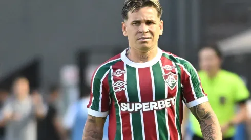SP – SANTOS – 31/08/2025 – BRASILEIRO A 2025, SANTOS X FLUMINENSE – SOTELDO jogador do Fluminense durante partida contra o Santos no estadio Vila Belmiro pelo campeonato Brasileiro A 2025. Foto: Jota Erre/AGIF