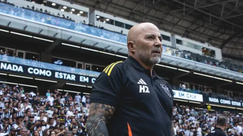 Técnico lamentou empate do Galo com o Santos (Foto: Pedro Souza / Atlético)