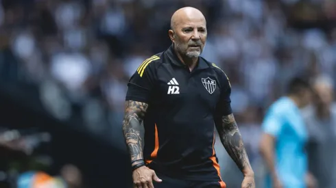 Sampaoli assumiu Atlético-MG para fazer time reagir na temporada (Foto: Pedro Souza / Atlético)