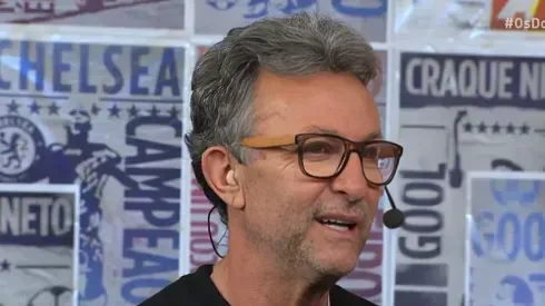 Craque Neto durante o programa Os Donos da Bola – Foto: Reprodução/Band