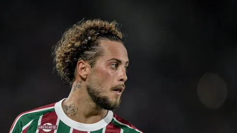 RJ – RIO DE JANEIRO – 10/09/2025 – COPA DO BRASIL 2025, FLUMINENSE X BAHIA – Guga jogador do Fluminense durante partida contra o Bahia no estadio Maracana pelo campeonato Copa Do Brasil 2025.