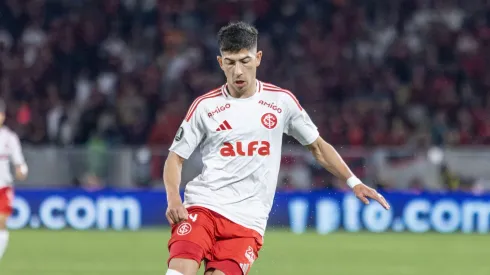 Alan Rodriguez no Inter. Foto: Lucas Gabriel Cardoso/AGIF