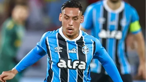 Noriega cometeu pênalti no clássico. Foto: Lucas Uebel/Grêmio