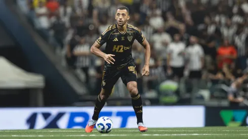 Vitor Hugo, zagueiro do Atlético Mineiro em partida pelo campeonato brasileiro