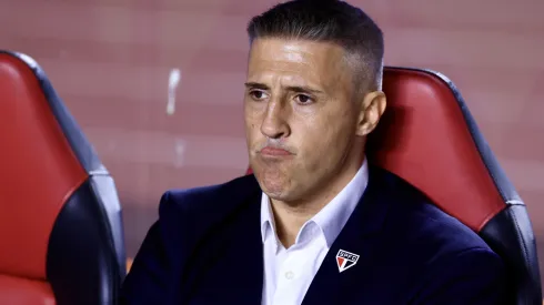 Hernan Crespo durante partida do São Paulo no Morumbis – Foto: Marcello Zambrana/AGIF