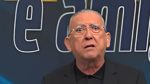 Galvão Bueno é apresentador de TV. Foto: Reprodução/YouTube Esporte na Band.