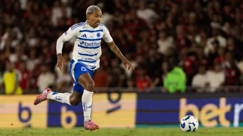 Matheus Pereira, no jogo contra o Flamengo no Maracanã (Thaís Magalhães/Cruzeiro)