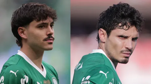 Maurício e Veiga disputam posição no Palmeiras – Foto: Ettore Chiereguini/AGIF