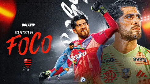 Rossi é o paredão do Flamengo rumo ao tetra da Libertadores – Foto: Thiago Ribeiro/AGIF – Anderson Romão/AGIF