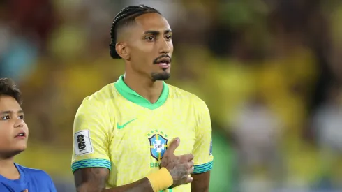 RJ – RIO DE JANEIRO – 04/09/2025 – ELIMINATORIAS COPA DO MUNDO 2026, BRASIL X CHILE – Raphinha jogador do Brasil durante a partida contra o Chile no Maracana no Rio de Janeiro (RJ), pelas Eliminatorias da Copa do Mundo 2026. Foto: Marlon Costa/AGIF