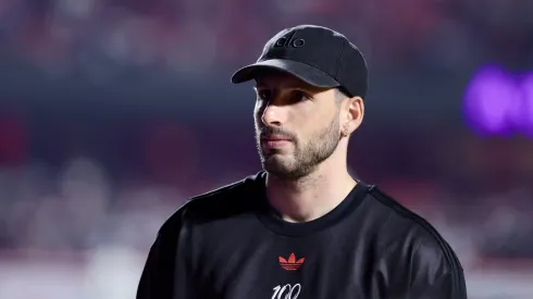 SP – SAO PAULO – 19/07/2025 – BRASILEIRO A 2025, SAO PAULO X CORINTHIANS – Calleri jogador do Sao Paulo antes da partida contra o Corinthians no estadio Morumbi pelo campeonato Brasileiro A 2025. Foto: Marcello Zambrana/AGIF