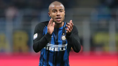 Rafinha em ação pela Internazionale. Photo by Emilio Andreoli/Getty Images