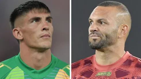 Rochet e Weverton, goleiros de Internacional e Palmeiras (Thiago Ribeiro/AGIF)