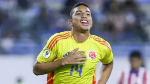 Jordan Barrera foi grande destaque da Colômbia no último Sul-Americano Sub-20. Foto: Conmebol.