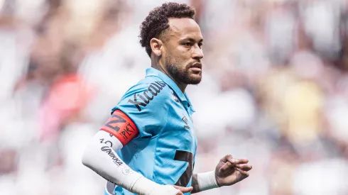 Neymar, na partida contra o Atlético-MG (Raul Baretta/ Santos FC)