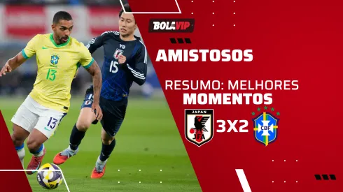 Japão 3 x 2 Brasil. Foto: Toru Hanai/Getty Images
