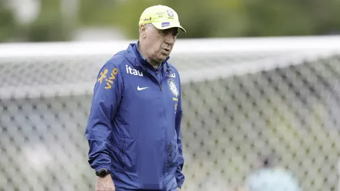 Carlo Ancelotti comanda treino da seleção brasileira (@rafaelribeirorio / CBF)