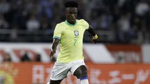 Vinícius Júnior, na derrota do Brasil para o Japão (@RAFAELRIBEIRORIO I CBF)
