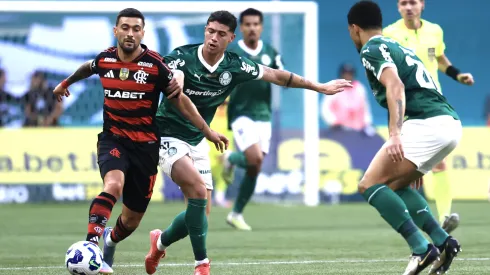 Flamengo e Palmeiras vão se reencontrar neste domingo no Maracanã – Foto: Marcello Zambrana/AGIF