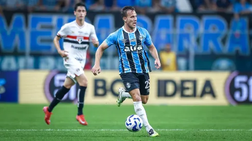 Arthur na vitória sobre o São Paulo