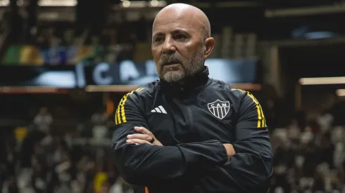 Jorge Sampaoli, em Atlético-MG x Mirassol pelo Brasileirão 

