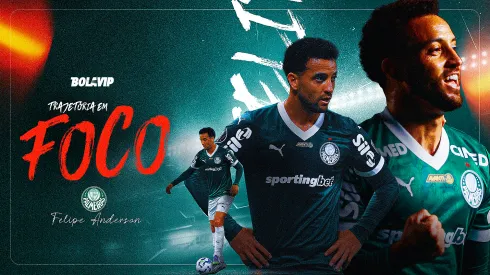 Felipe Anderson é uma das armas do Palmeiras em busca de mais uma Libertadores – Foto: Luiz Erbes/AGIF – Thiago Ribeiro/AGIF – Ettore Chiereguini/AGIF