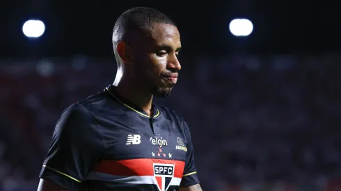 SP – SAO PAULO – 24/08/2025 – BRASILEIRO A 2025, SAO PAULO X ATLETICO-MG – Andre Silva jogador do Sao Paulo durante partida contra o Atletico-MG no estadio Morumbi pelo campeonato Brasileiro A 2025. Foto: Marcello Zambrana/AGIF
