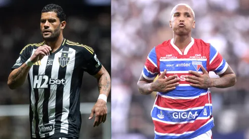 Hulk e Deyverson vão se enfrentar nesta quarta-feira (12) – Fotos: Alessandra Torres/AGIF e Alan Morici/AGIF
