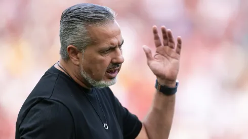 Boto durante partida entre Flamengo e Grêmio