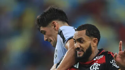 Lautaro Rivero durante partida no Maracanã.
