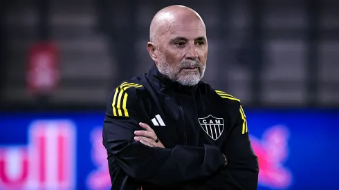 Jorge Sampaoli em partida do Atlético-MG válida pelo Campeonato Brasileiro