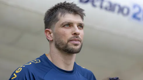 Tiago Volpi em ação pelo Grêmio no Campeonato Brasileiro – Foto: Liamara Polli/AGIF