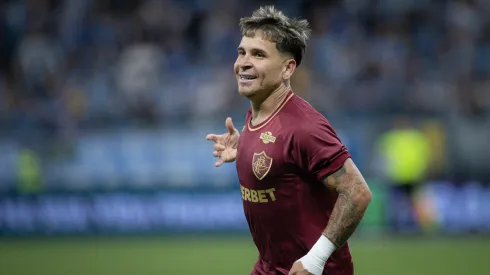 Soteldo foi o herói da vitória do Fluminense sobre o Grêmio. Foto: Maxi Franzoi/AGIF