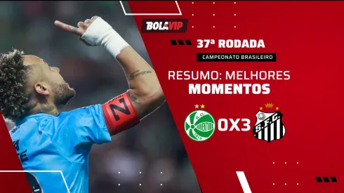 Neymar dá show, aplica hat-trick e Santos goleia o Juventude pelo Brasileirão Betano. Foto: Luiz Erbes/AGIF
